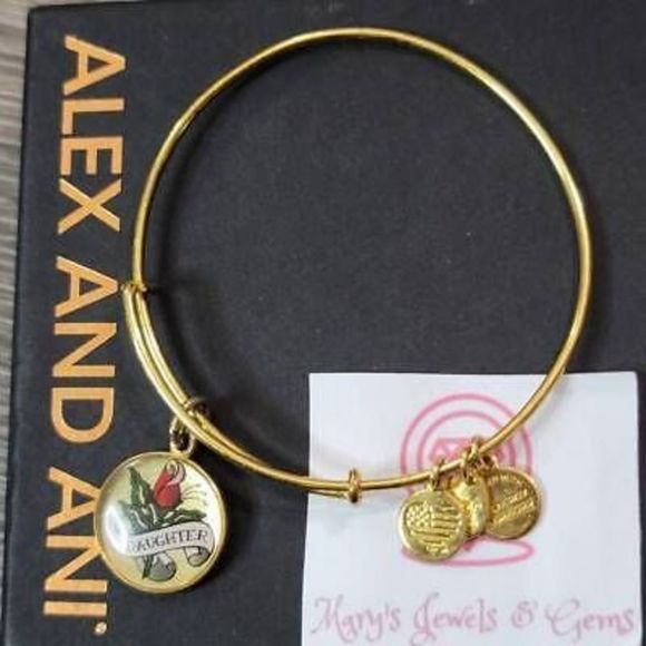 Alex and Ani daughter charm bracelet - Picture 2 of 3